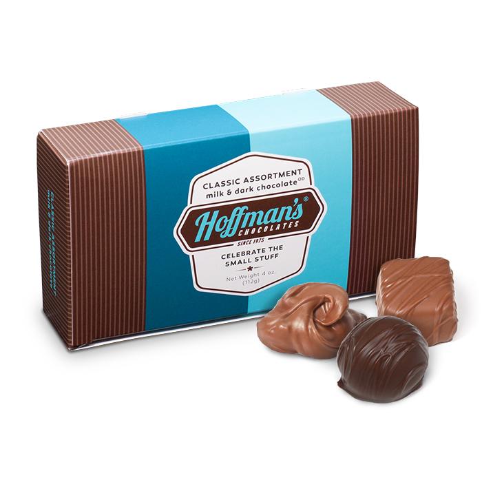 Classic Milk and Dark Chocolate Assortment 1/4 lb.