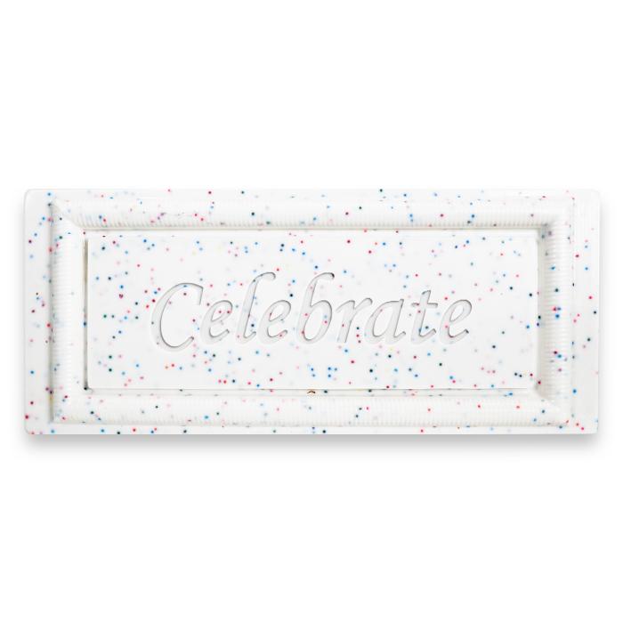 Confetti White Confection Celebration Bar