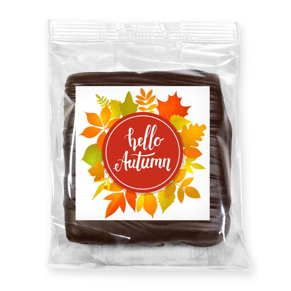 Fall Dark Chocolate Graham Crackers