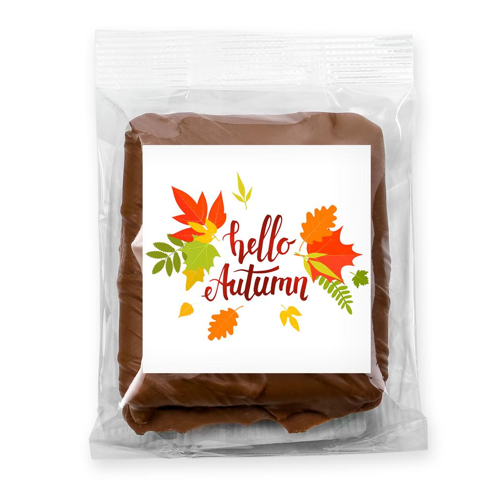 Fall Milk Chocolate Graham Crackers