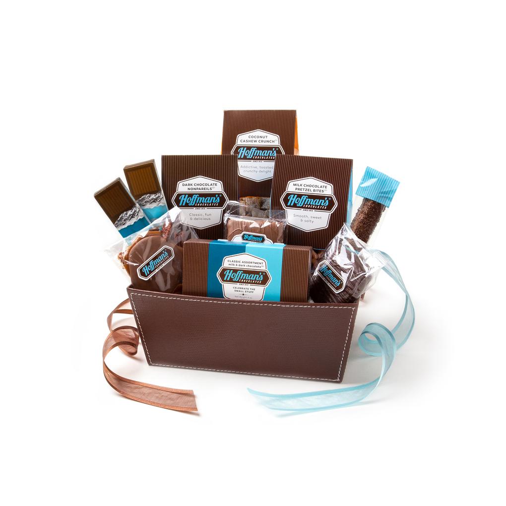 Hoffman's Favorites Gourmet Chocolate Sampler Gift Basket- Bronze